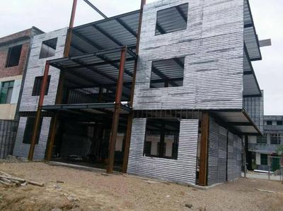 一體成形裝配式鋼混結構建筑4層住宅、4-6層廠房、6-11層辦公樓工藝流程圖集