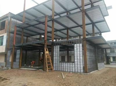 一體成形裝配式鋼混結構建筑4層住宅、4-6層廠房、6-11層辦公樓工藝流程圖集