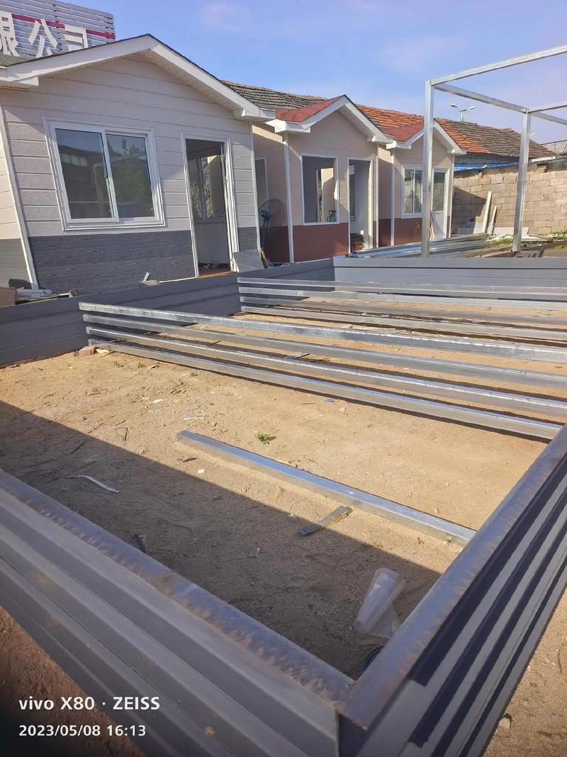 輕鋼結構集成房屋#施工現場實拍 #裝配式建筑